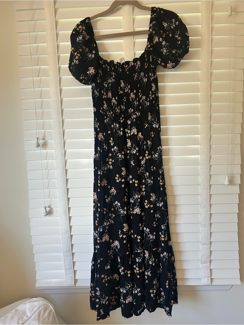 Love Ady Maxi Dress Black Floral Medium